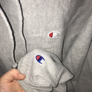 grey champion sweatshirt